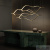 Люстра LOFT IT Tape Light 10403/1400 AB, количество ламп - , площадь освещения - 10,4 кв.м Люстра LOFT IT Tape Light 10403/1400 AB, раздел каталога Светодиодные люстры интернет-магазина Ночи Нет
