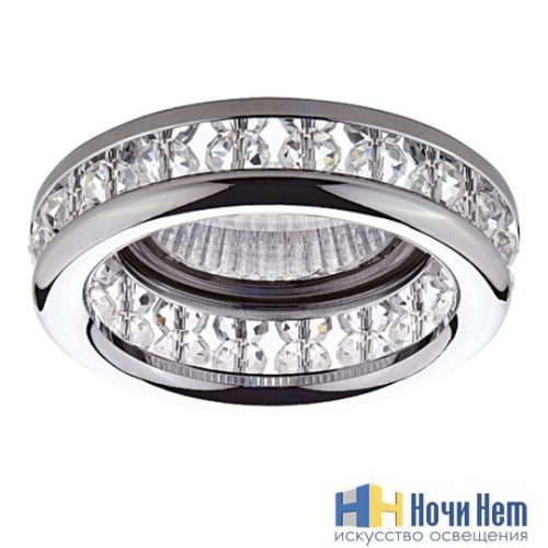 Встраиваемый точечный светильник Lightstar Monilo 031704, раздел каталога Точечные светильники с хрусталем интернет-магазина Ночи Нет