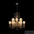 Люстра LOFT IT Zenith 10210/12 White, количество ламп - 12, площадь освещения - 24 кв.м Люстра LOFT IT Zenith 10210/12 White, раздел каталога Хрустальные люстры интернет-магазина Ночи Нет
