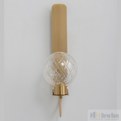 Бра Crystal Lux BELLA AP1 BRASS 0242/401, раздел каталога Светодиодные бра интернет-магазина Ночи Нет