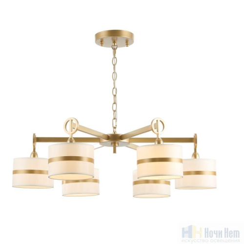 Люстра Favourite Mateo 2634-6P, раздел каталога Люстры с абажурами интернет-магазина Ночи Нет