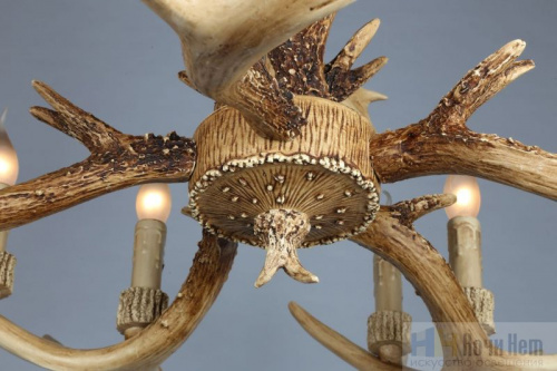 Люстра подвесная Omnilux Loureiro OML-52003-10, раздел каталога Деревянные люстры интернет-магазина Ночи Нет