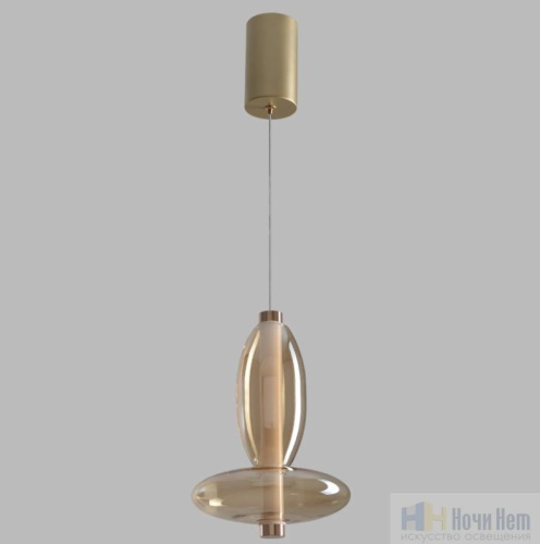 Светильник подвесной Crystal Lux QUASAR SP7W LED AMBER 3790/207, раздел каталога Подвесы 1 лампа интернет-магазина Ночи Нет
