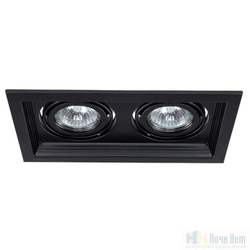 Светильник встраиваемый Arte Lamp Canis A6661PL-2BK, раздел каталога Поворотные точечные светильники интернет-магазина Ночи Нет