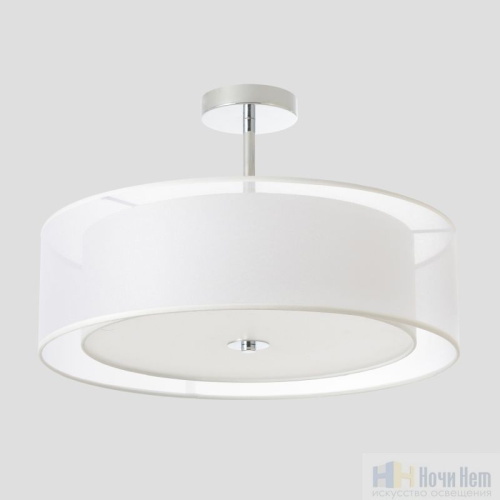 Люстра Crystal Lux MYSTERY PL5 CHROME 3930/105, раздел каталога Люстры с абажурами интернет-магазина Ночи Нет