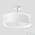 Люстра Crystal Lux MYSTERY PL5 CHROME 3930/105, раздел каталога Люстры с абажурами интернет-магазина Ночи Нет