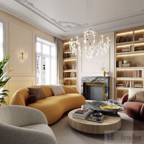 Люстра Odeon Light Flamenco 7000/51CL, раздел каталога Хрустальные люстры интернет-магазина Ночи Нет