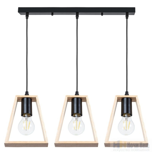 Светильник подвесной Arte Lamp Brussels A8030SP-3BK, раздел каталога Подвесы 2-3 лампы интернет-магазина Ночи Нет