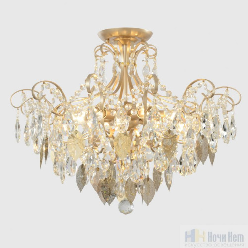 Люстра Crystal Lux ESMIRALDA PL6 GOLD 0523/106, раздел каталога Хрустальные люстры интернет-магазина Ночи Нет