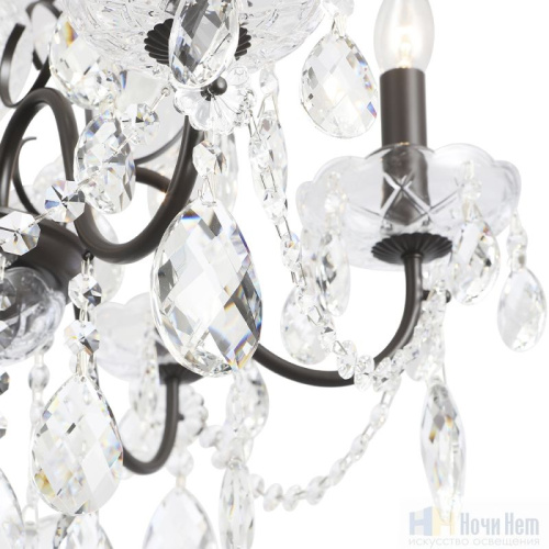 Люстра Crystal Lux ODELIS SP6 BROWN 2570/306, раздел каталога Хрустальные люстры интернет-магазина Ночи Нет