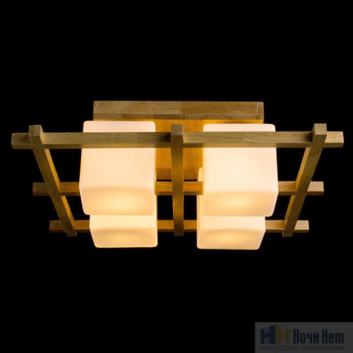 Светильник потолочный Arte Lamp Woods A8252PL-4BR, раздел каталога Прямоугольные светильники интернет-магазина Ночи Нет