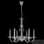 Люстра Crystal Lux ARABESQUE SP8 CHROME 1092/308, раздел каталога Стеклянные люстры интернет-магазина Ночи Нет