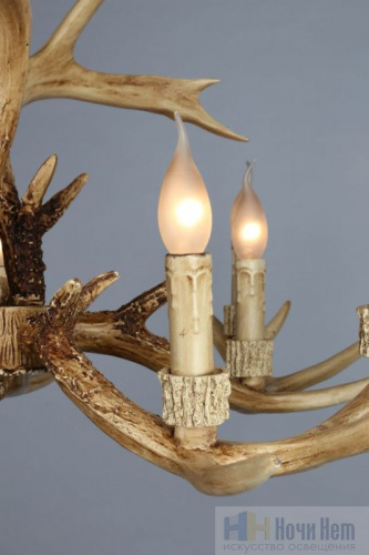 Люстра подвесная Omnilux Loureiro OML-52003-10, раздел каталога Деревянные люстры интернет-магазина Ночи Нет