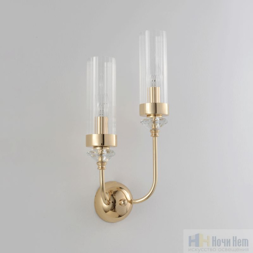 Бра Crystal Lux SECRET AP2 GOLD 4050/402, раздел каталога Бра с плафоном интернет-магазина Ночи Нет