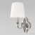 Бра LOFT IT Silence 10303W/B Nickel, количество ламп - 1, площадь освещения - 2 кв.м Бра LOFT IT Silence 10303W/B Nickel, раздел каталога Бра с абажуром интернет-магазина Ночи Нет