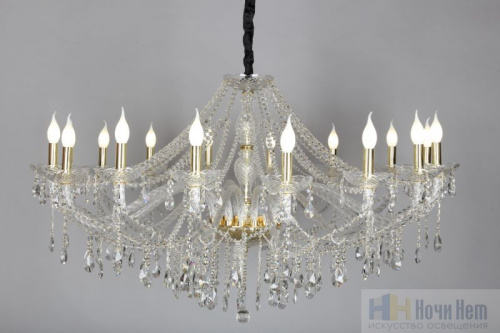 Люстра Omnilux Aglientu OML-70003-16, раздел каталога Хрустальные люстры интернет-магазина Ночи Нет