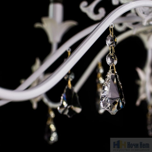 Люстра Arte Lamp Angelina A5349LM-8WH, раздел каталога Кованые люстры интернет-магазина Ночи Нет