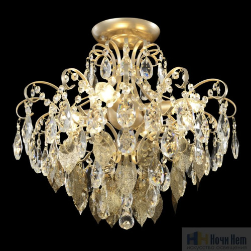 Люстра Crystal Lux ESMIRALDA PL4 GOLD 0523/104, раздел каталога Хрустальные люстры интернет-магазина Ночи Нет