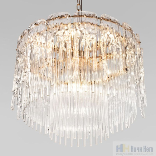 Люстра LOFT IT Florida 10298/600 French gold, раздел каталога Стеклянные люстры интернет-магазина Ночи Нет