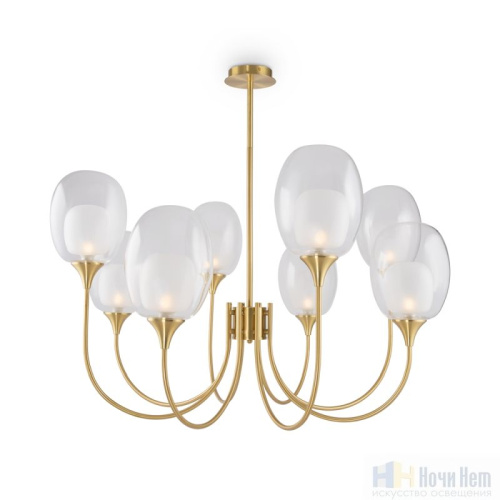 Люстра Maytoni Aura MOD016PL-08BS, раздел каталога Люстры с плафонами интернет-магазина Ночи Нет
