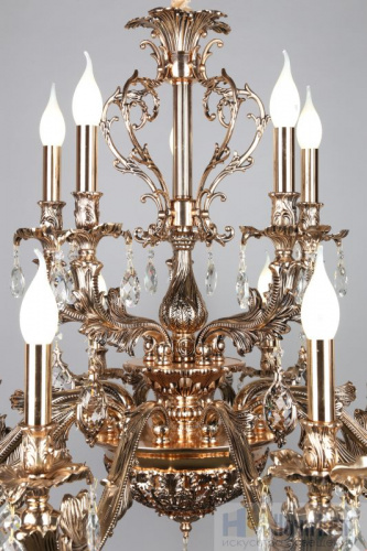 Люстра подвесная Omnilux Nureci OML-74903-18, раздел каталога Хрустальные люстры интернет-магазина Ночи Нет