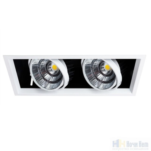 Светильник встраиваемый Arte Lamp Merga A8450PL-2WH, раздел каталога Поворотные точечные светильники интернет-магазина Ночи Нет