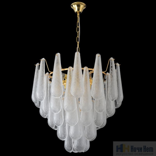 Люстра Crystal Lux FONTAIN SP10 GOLD 1802/310, раздел каталога Стеклянные люстры интернет-магазина Ночи Нет