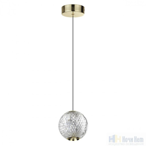 Светильник подвесной Odeon Light Crystal 5008/5LA, раздел каталога Подвесы 1 лампа интернет-магазина Ночи Нет