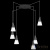 Люстра Lightstar Cone 757067, количество ламп - 6, площадь освещения - 12 кв.м Люстра Lightstar Cone 757067, раздел каталога Люстры с плафонами интернет-магазина Ночи Нет
