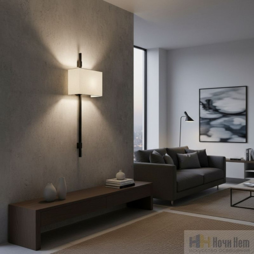Бра LOFT IT Sonnet 10459 Black, раздел каталога Бра с абажуром интернет-магазина Ночи Нет