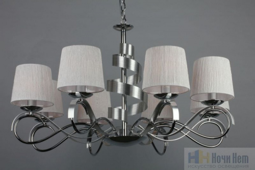 Люстра подвесная Omnilux Genoa OML-60103-08, раздел каталога Люстры с абажурами интернет-магазина Ночи Нет
