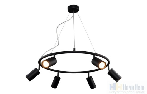 Люстра Crystal Lux RIVO SP6 BL 4240/306, раздел каталога Люстры с плафонами интернет-магазина Ночи Нет