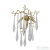 Бра Crystal Lux Reina AP3 GOLD PEARL, количество ламп - 3, площадь освещения - 6 кв.м Бра Crystal Lux Reina AP3 GOLD PEARL, раздел каталога Хрустальные бра интернет-магазина Ночи Нет
