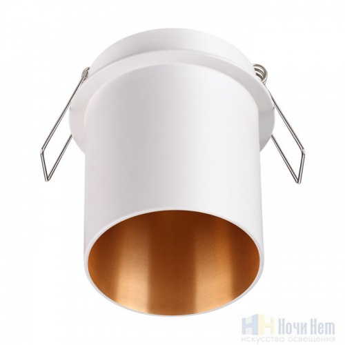 Встраиваемый светильник Novotech Butt 370434, раздел каталога Точечные светильники металл интернет-магазина Ночи Нет