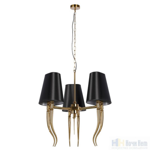 Люстра Loft IT Brunilde 10207/6 Gold, раздел каталога Люстры с абажурами интернет-магазина Ночи Нет