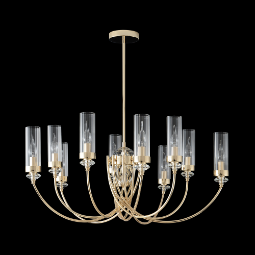 Люстра Crystal Lux SECRET SP10 GOLD 4050/310, раздел каталога Люстры с плафонами интернет-магазина Ночи Нет