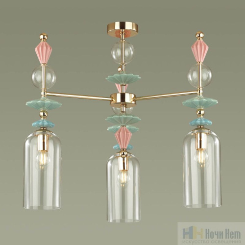 Люстра Odeon Light Bizet 4855/3C, раздел каталога Люстры с плафонами интернет-магазина Ночи Нет
