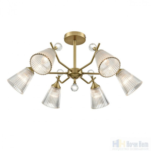 Люстра Lumion Aurica 8046/6C, раздел каталога Люстры с плафонами интернет-магазина Ночи Нет