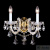 Бра Crystal Lux DIVA AP2 1590/402, количество ламп - 2, площадь освещения - 4 кв.м Бра Crystal Lux DIVA AP2 1590/402, раздел каталога Хрустальные бра интернет-магазина Ночи Нет