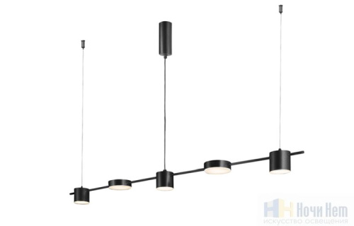 Люстра Crystal Lux TRISTAN SP5 L1200 BLACK 3690/205, раздел каталога Светодиодные люстры интернет-магазина Ночи Нет