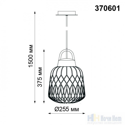 Светильник уличный подвесной Novotech Conte 370601, раздел каталога Подвесные уличные светильники интернет-магазина Ночи Нет