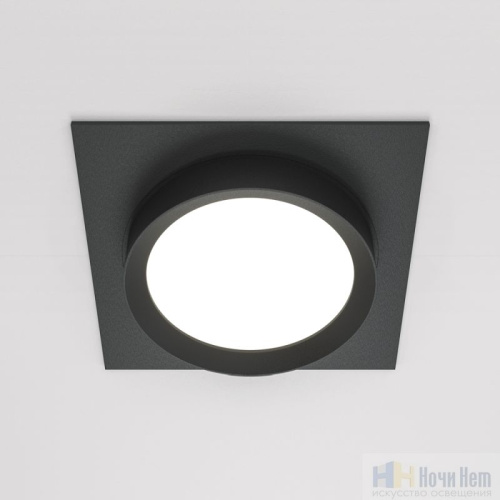 Встраиваемый светильник Maytoni Hoop DL086-GX53-SQ-B, раздел каталога Точечные светильники металл интернет-магазина Ночи Нет