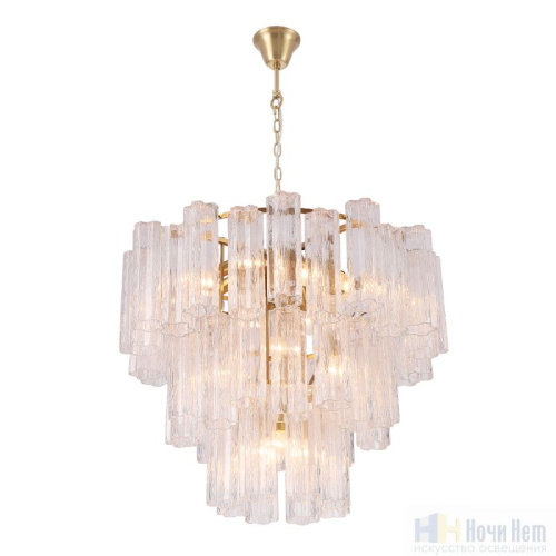 Люстра Crystal Lux ROSE SP15 BRASS 2840/315, раздел каталога Стеклянные люстры интернет-магазина Ночи Нет
