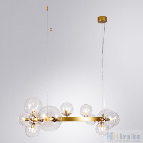 Люстра Arte Lamp Vincent A7790SP-15GO, раздел каталога Люстры с плафонами интернет-магазина Ночи Нет