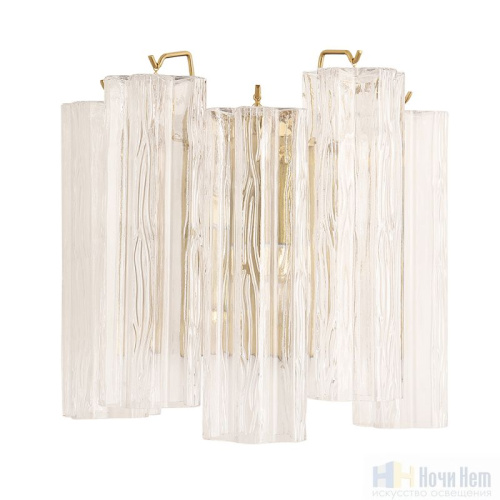 Бра Crystal Lux ROSE AP2 BRASS 2840/402, раздел каталога Стеклянные бра интернет-магазина Ночи Нет