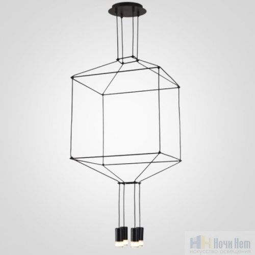 Светильник подвесной ImperiumLoft Wireflow 84527-22, раздел каталога Подвесы 4 лампы и больше интернет-магазина Ночи Нет