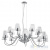 Люстра Lightstar Diafano 758164, количество ламп - 16, площадь освещения - 40 кв.м Люстра Lightstar Diafano 758164, раздел каталога Люстры с плафонами интернет-магазина Ночи Нет