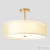 Люстра Crystal Lux MYSTERY PL5 BRASS 3931/105, раздел каталога Люстры с абажурами интернет-магазина Ночи Нет
