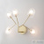 Бра Crystal Lux SOLE AP5 GOLD 3021/405, количество ламп - 5, площадь освещения - 10 кв.м Бра Crystal Lux SOLE AP5 GOLD 3021/405, раздел каталога Бра с плафоном интернет-магазина Ночи Нет