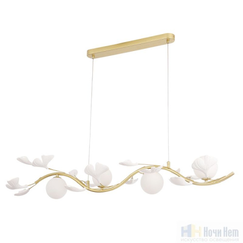 Люстра Crystal Lux COLIBRI SP4 GOLD 0141/204, раздел каталога Люстры с плафонами интернет-магазина Ночи Нет